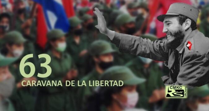 Juventud cubana en reedición 63 de la Caravana de la Libertad