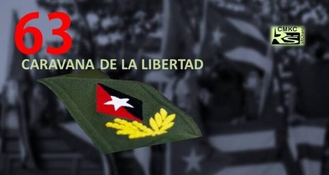 Juventud cubana en reedición 63 de la Caravana de la Libertad