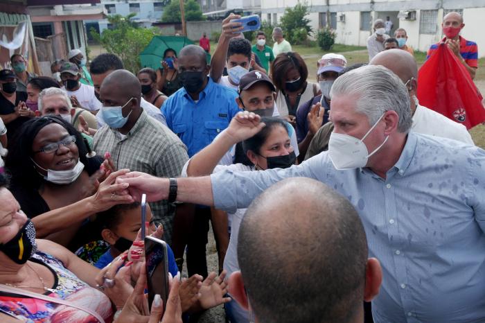 Díaz Canel en Santiago de Cuba: "siempre saldremos adelante"