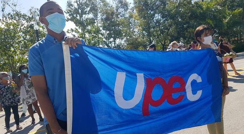 En Santiago de Cuba Jornada por el Día de la Prensa en ocasión de los 130 años del periódico Patria. Foto: Santiago Romero Chang