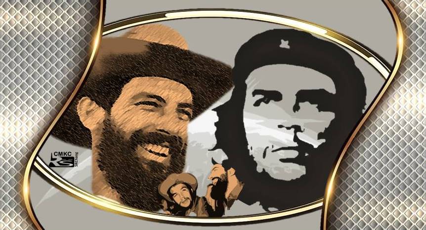 Camilo Cienfuegos y el Che en Santiago de Cuba. Portada: Santiago Romero Chang