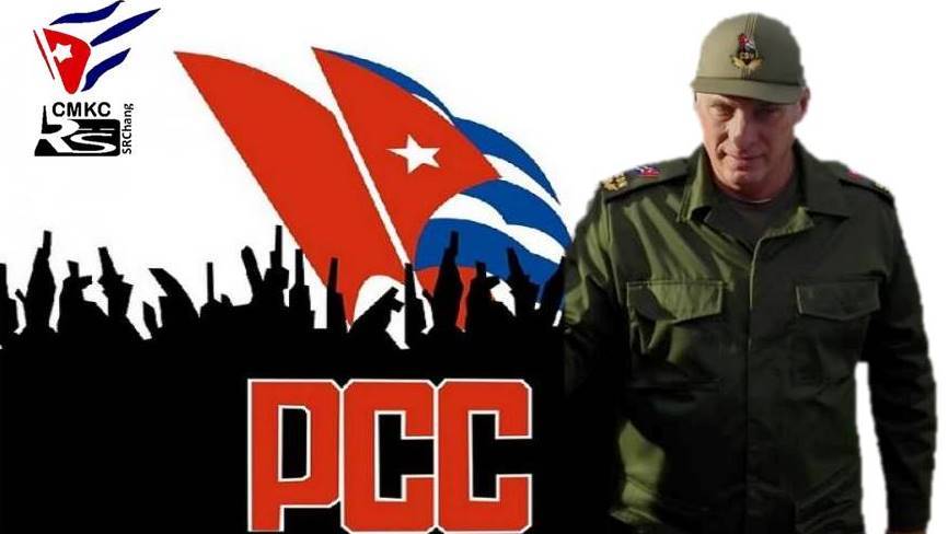 Miguel Díaz Canel, Primer Secretario del Partido Comunista de Cuba y Presidente de Cuba. Portada: Santiago Romero Cihang