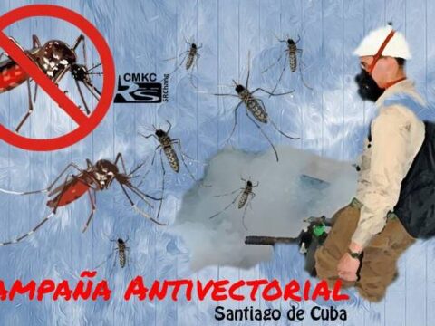 Campaña antivectorial contra elmosquito aedes aegypti en Santiago de Cuba. Portada: Santiago Romero Chang