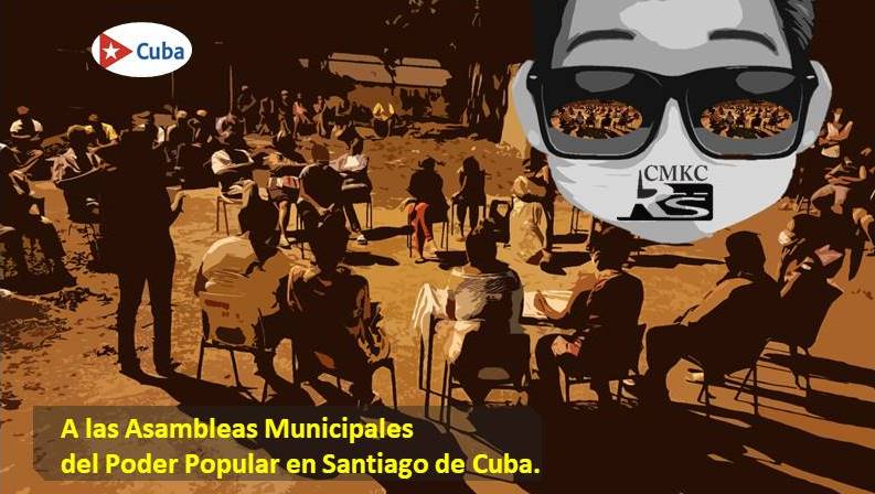 A las Asambleas Municipales del Poder Popular en Santiago de Cuba.. Portada: Santiago Romero Chang