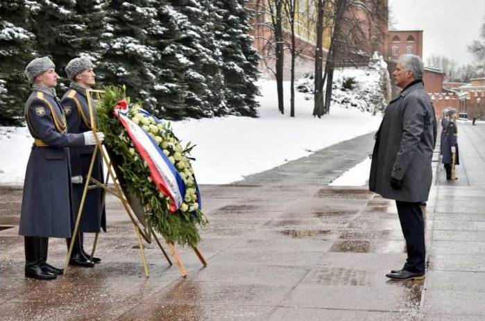 Díaz-Canel Bermúdez, en visita oficial a Rusia