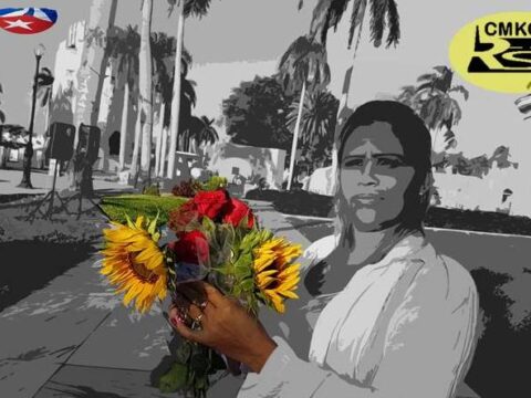 A ti Fidel, tributo del pueblo de Santiago en nombre de toda Cuba. Portada: Santiago Romero Chang