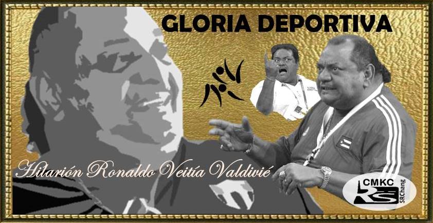 Adiós Veitía, Gloria Deportiva de Cuba. Portada: Santiago Romero Chang