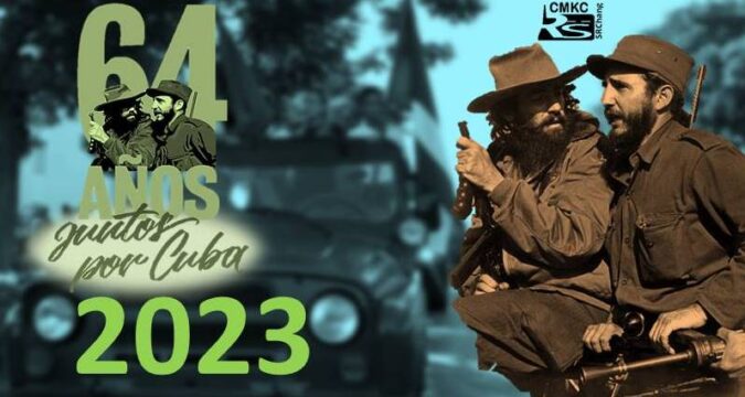 Caravana de la Victoria, Fidel a 64 años del triunfo de la Revolución Cubana en 2023. Portada: Santiago Romero Chang