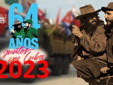 Caravana de la Victoria, Fidel a 64 años del triunfo de la Revolución Cubana en 2023. Portada: Santiago Romero Chang