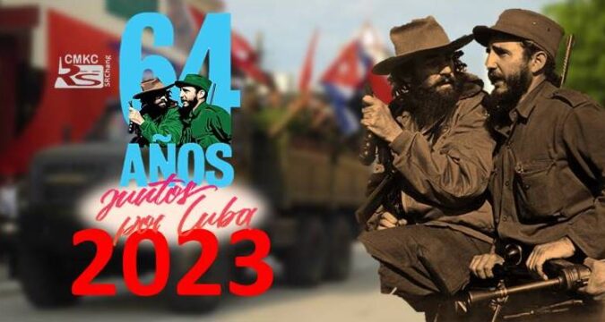 Caravana de la Victoria, Fidel a 64 años del triunfo de la Revolución Cubana en 2023. Portada: Santiago Romero Chang