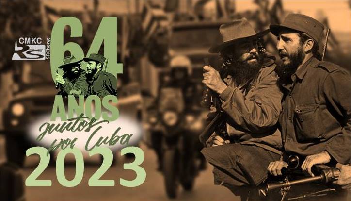 Caravana de la Victoria, Fidel a 64 años del triunfo de la Revolución Cubana en 2023. Portada: Santiago Romero Chang