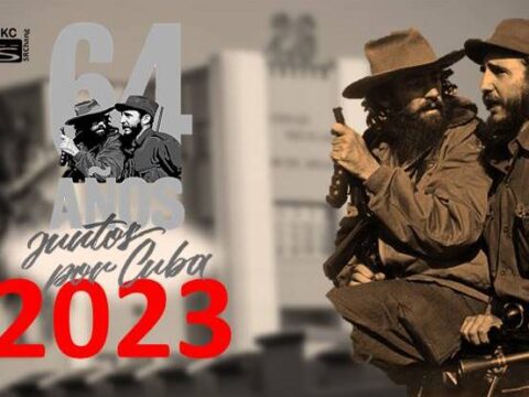 Caravana de la Victoria, Fidel a 64 años del triunfo de la Revolución Cubana en 2023. Portada: Santiago Romero Chang