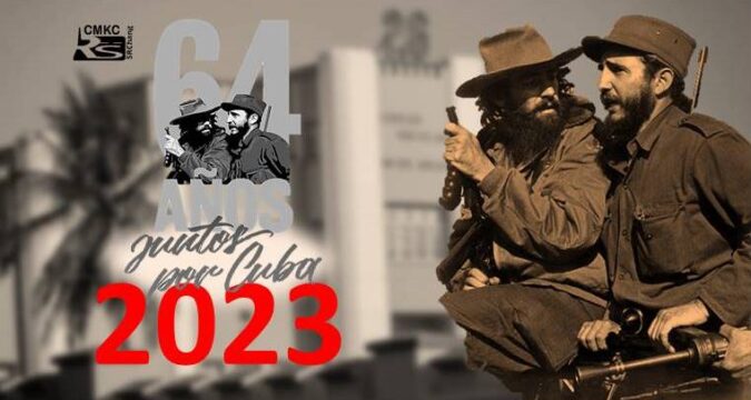 Caravana de la Victoria, Fidel a 64 años del triunfo de la Revolución Cubana en 2023. Portada: Santiago Romero Chang