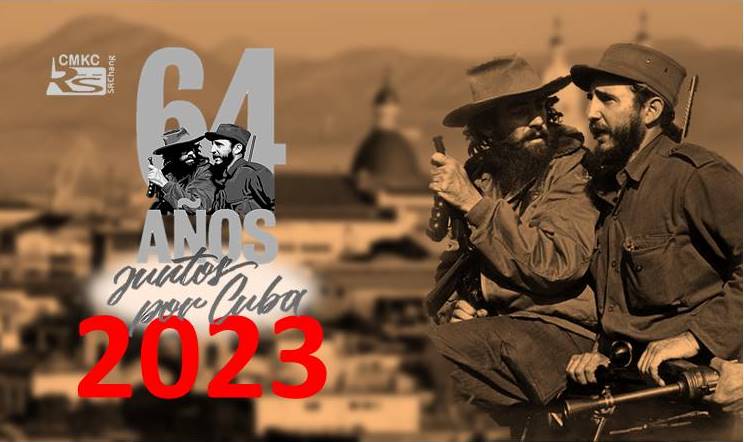 Caravana de la Victoria, Fidel a 64 años del triunfo de la Revolución Cubana en 2023. Portada: Santiago Romero Chang