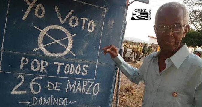 Yo voto por todos en estas elecciones en Santiago como en toda Cuba.