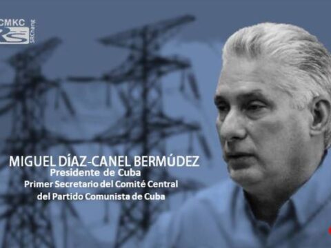 Miguel Díaz-Canel Bermúdez, Primer Secretario del Comité Central del Partido Comunista y Presidente de la República de Cuba.