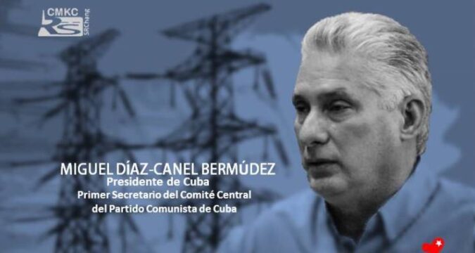 Miguel Díaz-Canel Bermúdez, Primer Secretario del Comité Central del Partido Comunista y Presidente de la República de Cuba.