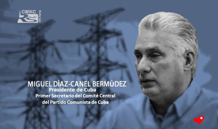 Miguel Díaz-Canel Bermúdez, Primer Secretario del Comité Central del Partido Comunista y Presidente de la República de Cuba.