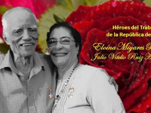 Vitelio y Eloína, Héroes del Trabajo de la República de Cuba