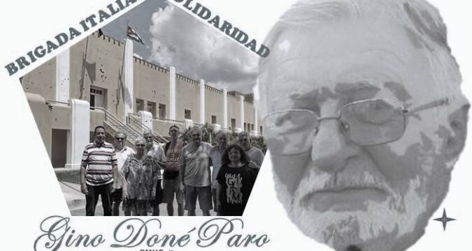 Brigada de solidaridad con #Cuba Gino Doné