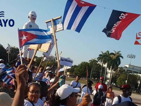 Santiago como toda Cuba por la unidad Manos Y Corazón en Mayo 2023. Foto-Portada: Santiago Romero Chang