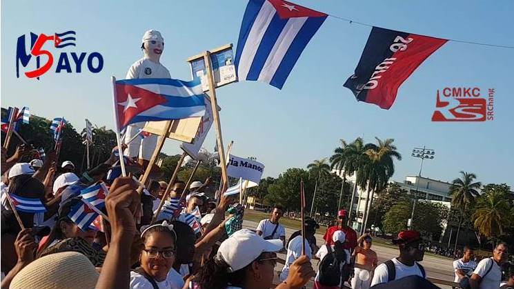 Santiago como toda Cuba por la unidad Manos Y Corazón en Mayo 2023. Foto-Portada: Santiago Romero Chang