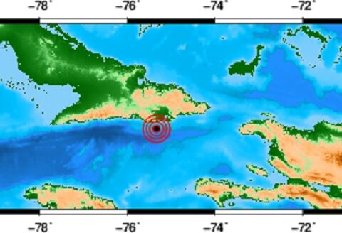 sismo perceptible en localidades de Santiago de Cuba y Guantánamo