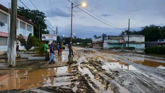 Temporada ciclónica con chubascos, lluvias y tormentas eléctricas en el municipio Guamá de Santiago de Cuba