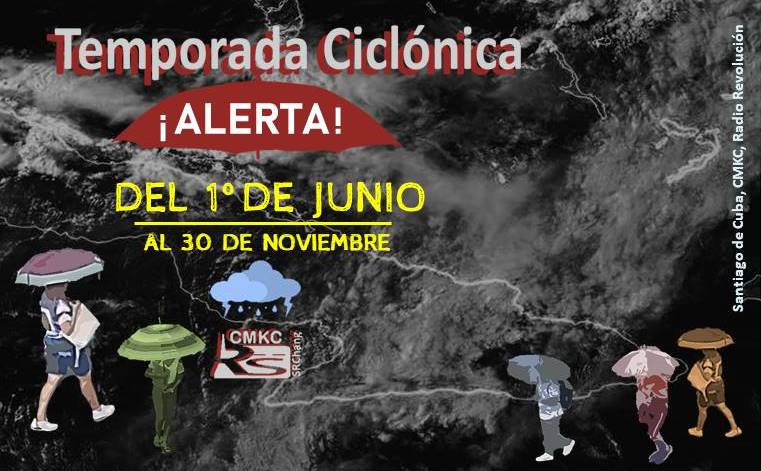 Temporada ciclónica con chubascos, lluvias y tormentas eléctricas en el municipio Guamá de Santiago de Cuba