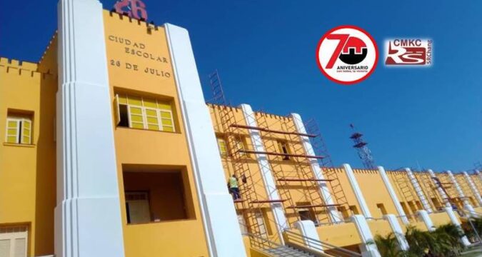 En Santiago de Cuba remodelación de la Ciudad Escolar 26 de Julio