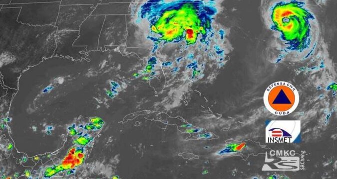 En Cuba: chubascos y tormentas eléctricas