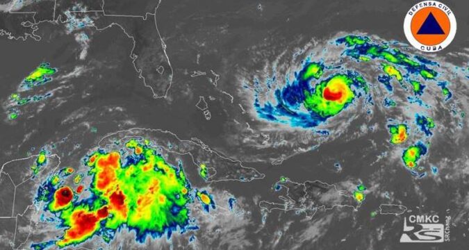 nublados, lluvias y tormentas eléctricas