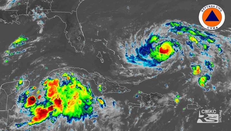 nublados, lluvias y tormentas eléctricas