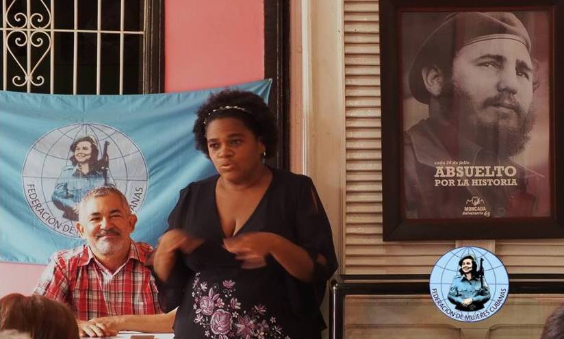 Workshop "Fidel and Women in Revolution, 2023", at the Vilma Espin Memorial, once her home, No. 773 San Geronimo Street, between Calvario and Carniceria, in Santiago de Cuba.
