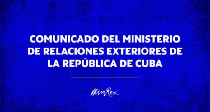Ministerio d Relaciones Exteriores de Cuba. MINRX,