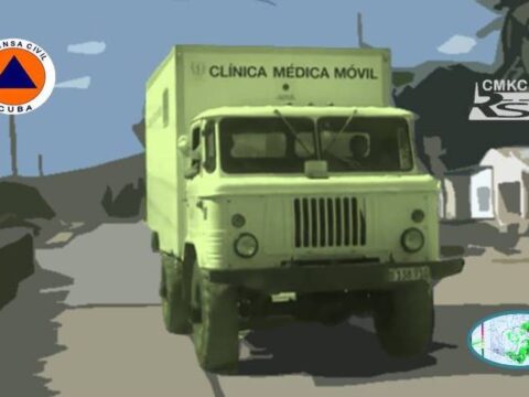 Clínica Móvil en coordinación con el Consejo de Defensa en la provincia Santiago de Cuba