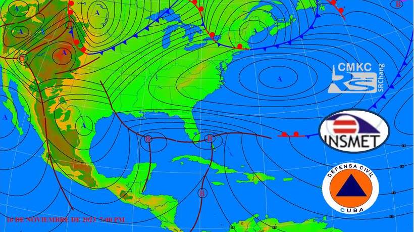 lluvias, vientos y nublados, temporada ciclónica