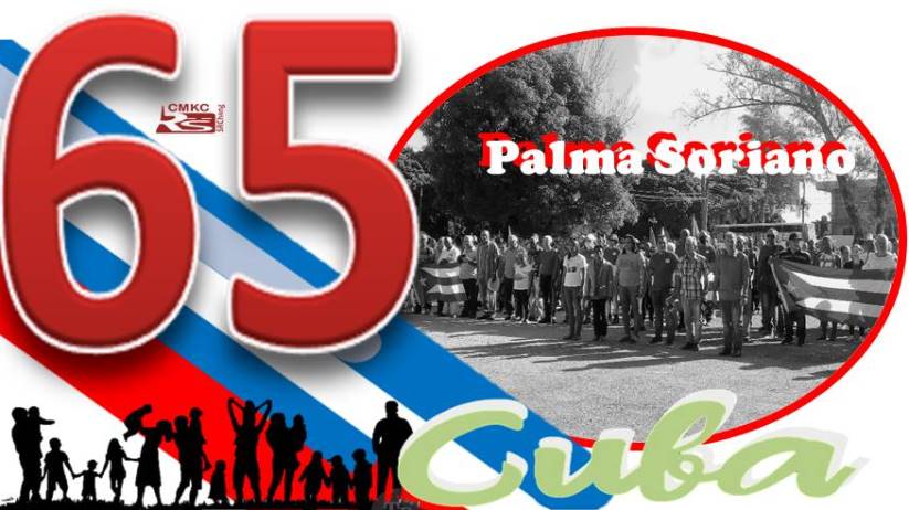 Fidel, Palma Soriano en Santiago de Cuba, Aniversario 65 de la Revolución. Portada: Santiago Romero Chang