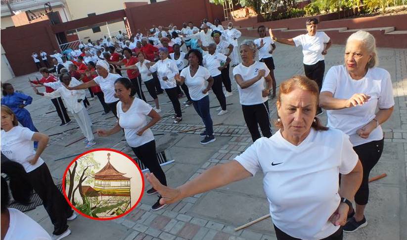 Dragón Chino de Madera en Santiago de Cuba con motivo del inicio del Año Lunar. Foto: Santiago Romero Chang