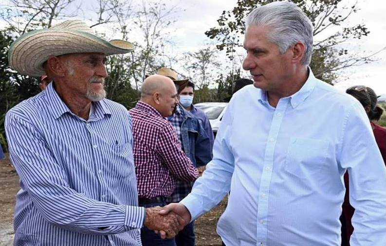 Díaz-Canel y Morales Ojeda visitaron el municipio de  Palma Soriano, en Santiago de Cuba