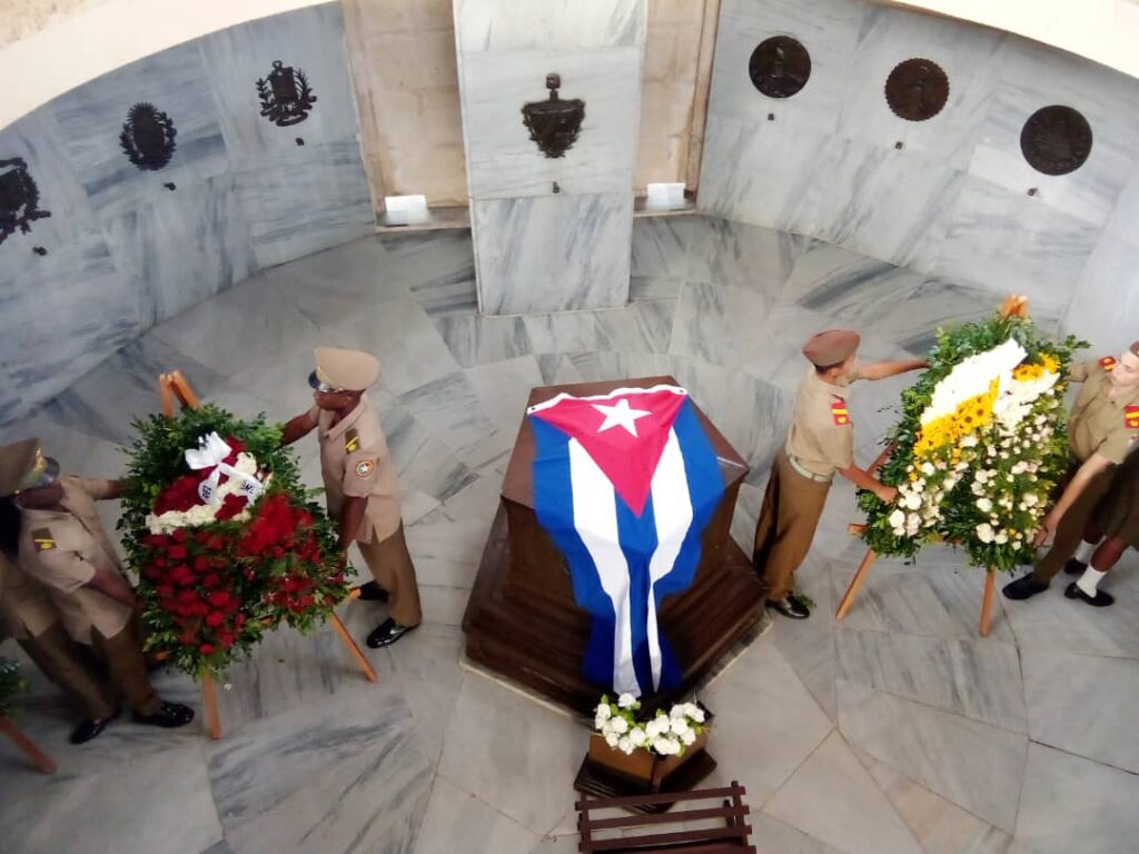 Martí y la Guerra Necesaria del 95 con la clarinada del 24 de febrero, Grito de Baire. Homenaje. Foto: Rafael Pasarín Téllez