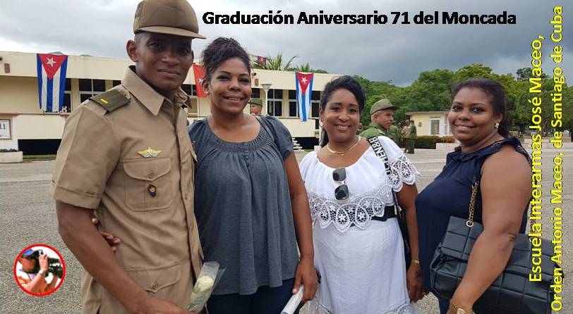 Graduación 71 del Moncada de la Escuela Interarmas "José Maceo", "Orden Antonio Maceo". Foto: Santiago Romero Chang