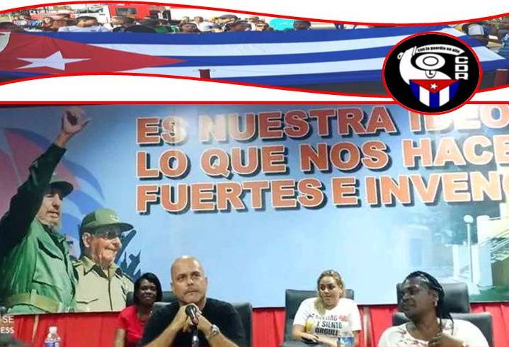 Los CDR y la juventud santiaguera con el Partido al frente, juntos y pa´lante