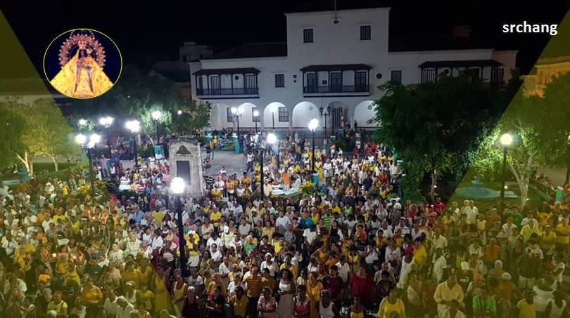 A la Virgen de El Cobre, festividad de Fe, Cultura y Tradición en 2024. Foto: Santiago Romero  Chang