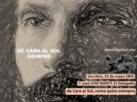 A Martí, sol moral de Cuba. Portada: Santiago Romero Chang