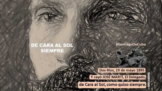 A Martí, sol moral de Cuba. Portada: Santiago Romero Chang