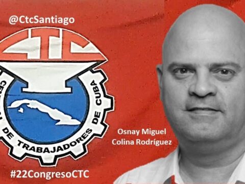 Osnay Miguel Colina Rodríguez, de 51 años edad y Licenciado en Bioquímica. XXII Congreso de la CTC,
