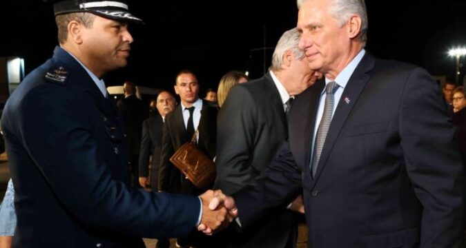 Díaz-Canel en Brasil para la XVII Cumbre de los BRICS