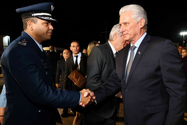 Díaz-Canel en Brasil para la XVII Cumbre de los BRICS