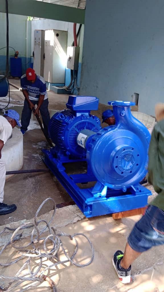 El lote sólo cubre cerca del 6 % del déficit de motores para el bombeo de agua potable en Cuba. 